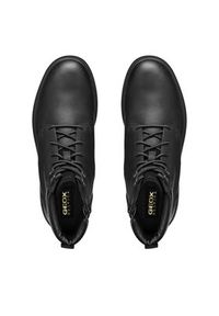 Geox Trapery U Andalo U46DDC 000FF C9999 Czarny. Kolor: czarny. Materiał: skóra #3