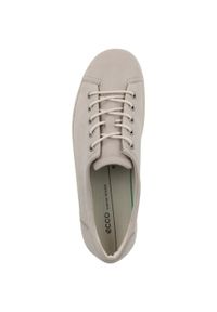 ecco - Buty do chodzenia damskie Ecco 20650302386. Zapięcie: sznurówki. Kolor: szary. Materiał: guma, skóra, tkanina. Szerokość cholewki: normalna. Sport: turystyka piesza