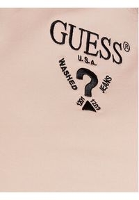 Guess Sukienka codzienna V4YK02 KCDH1 Różowy Regular Fit. Okazja: na co dzień. Kolor: różowy. Materiał: bawełna. Typ sukienki: proste. Styl: casual