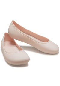 Baleriny damskie Crocs Brooklyn Flat. Kolor: różowy