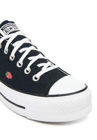 Converse Trampki Chuck Taylor All Star Lift Platform Embroidered Strawberries A14935C Czarny. Kolor: czarny. Materiał: materiał. Obcas: na platformie #3