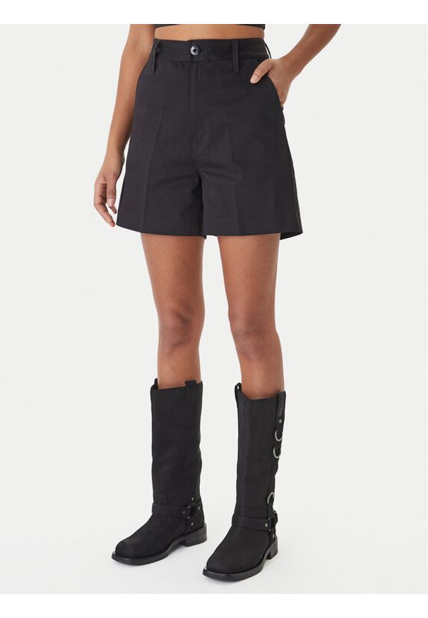 G-Star RAW - G-Star Raw Szorty materiałowe D29089-5126 Czarny Regular Fit. Kolor: czarny. Materiał: bawełna