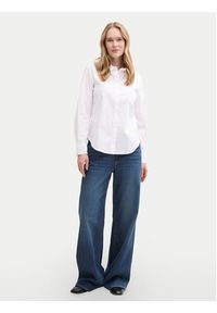 Tom Tailor Koszula 1045243 Biały Regular Fit. Kolor: biały. Materiał: bawełna #4