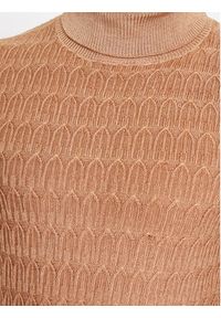 JOOP! Golf 30038085 Beżowy Modern Fit. Typ kołnierza: golf. Kolor: beżowy. Materiał: wełna #3