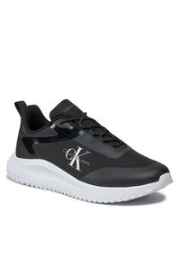 Calvin Klein Jeans Sneakersy Eva Runner Low Lace Ml Mix YM0YM00968 Szary. Kolor: szary. Materiał: materiał #3