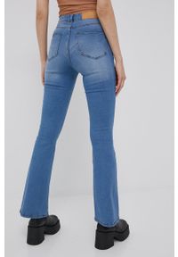 Noisy may - Noisy May jeansy damskie high waist. Stan: podwyższony. Kolor: niebieski