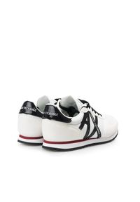 Armani Exchange Sneakersy | XDX031 XV137 | Kobieta | Biały, Czarny. Nosek buta: okrągły. Kolor: biały, wielokolorowy, czarny. Materiał: tkanina, skóra ekologiczna. Wzór: nadruk, aplikacja #4