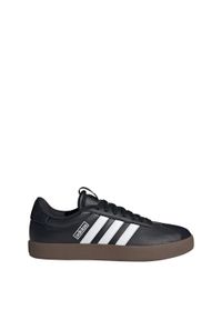 Adidas - Buty VL Court 3.0. Kolor: czarny, biały, brązowy, wielokolorowy. Materiał: skóra, syntetyk