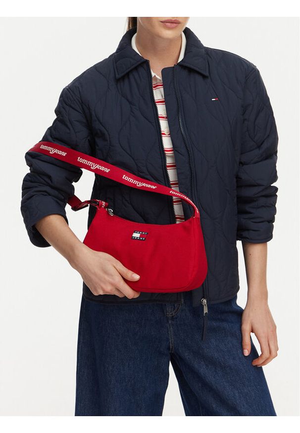 Tommy Jeans Torebka Tjw Ess Daily Shoulder Bag AW0AW18768 Czerwony. Kolor: czerwony