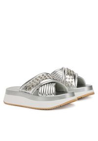 Liu Jo Klapki Dreamy Sandal 05BA5091 EX187 Srebrny. Kolor: srebrny. Materiał: skóra #5