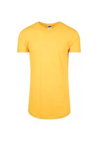 Urban Classics - Męska Długa Koszulka W Kształcie Litery T. Kolor: żółty. Długość: długie. Sport: turystyka piesza #1