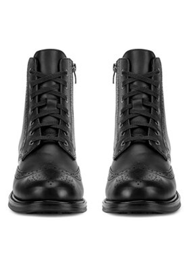 Lasocki Trzewiki ARC-DERBY-07 Czarny. Kolor: czarny. Materiał: skóra