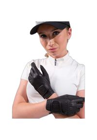 PS OF SWEDEN - Damskie skórzane rękawiczki jeździeckie PS of Sweden Soft. Kolor: czarny. Materiał: skóra. Sport: jeździectwo #1