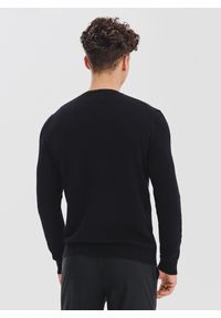 Pako Lorente - PAKO LORENTE - Sweter męski w kolorze czarnym. Kolor: czarny, beżowy. Materiał: wełna, bawełna. Sezon: jesień #2