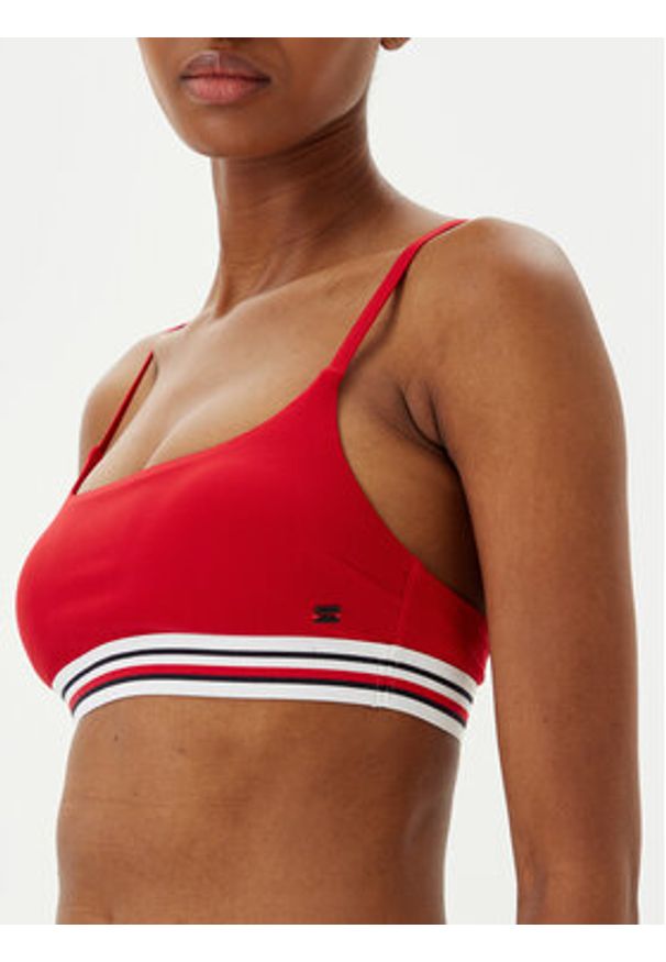 TOMMY HILFIGER - Tommy Hilfiger Góra od bikini UW0UW05806 Czerwony. Kolor: czerwony. Materiał: syntetyk
