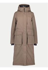 Didriksons Parka Leya 504846 Brązowy Relaxed Fit. Kolor: brązowy. Materiał: syntetyk #3