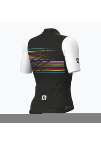 ALÉ CYCLING - Koszulka rowerowa męska Alé Maglia MC Logo. Kolor: wielokolorowy, czarny