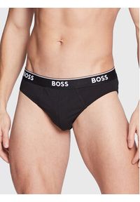 BOSS - Boss Komplet 3 par slipów Power 50475273 Czarny. Kolor: czarny. Materiał: bawełna #2