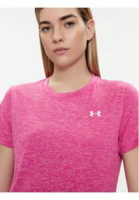 Under Armour Koszulka techniczna Tech Ssc- Twist 1384230-652 Różowy Loose Fit. Kolor: różowy. Materiał: syntetyk