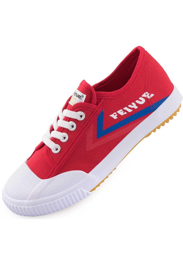 FEIYUE - Feiyue Jr. Buty z Płótna dla Dzieci - Czerwone - Rozmiar 31. Kolor: czerwony. Sport: turystyka piesza