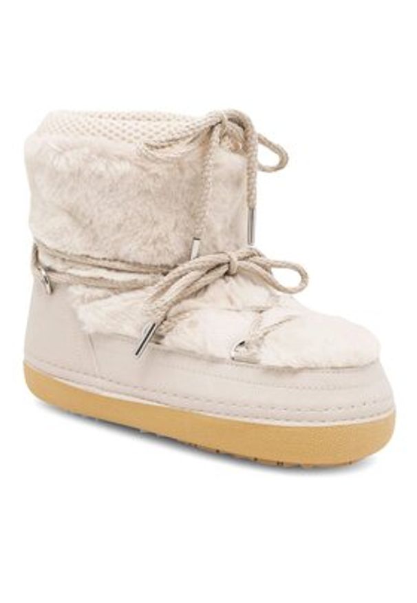 DeeZee Śniegowce SERAPHINE N9083 Beżowy. Kolor: beżowy. Materiał: materiał