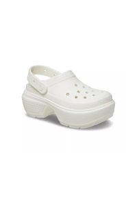 Buty do chodzenia unisex Crocs Stomp Clog. Zapięcie: bez zapięcia. Kolor: biały. Materiał: syntetyk, materiał. Sport: turystyka piesza