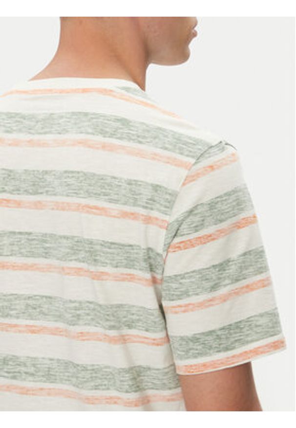 Jack & Jones - Jack&Jones T-Shirt Birk 12268437 Beżowy Standard Fit. Kolor: beżowy. Materiał: bawełna