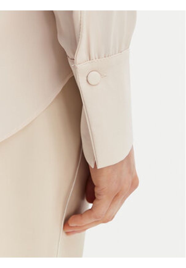 Rinascimento Koszula CFC0127447003 Beżowy Regular Fit. Kolor: beżowy. Materiał: syntetyk