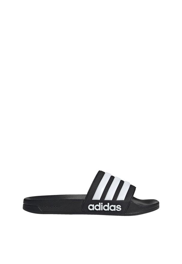 Adidas - Adilette Shower Slides. Kolor: biały, wielokolorowy, czarny. Materiał: guma. Styl: sportowy