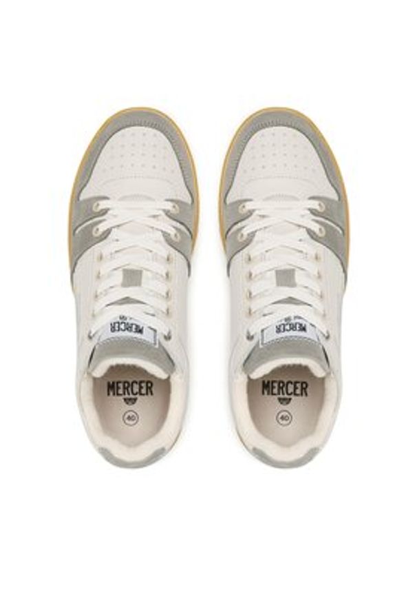 Mercer Amsterdam Sneakersy The Brooklyn ME231013 Écru. Materiał: skóra