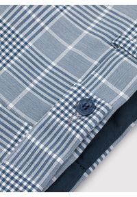 Pako Lorente - PAKO LORENTE – Niebieskie spodnie garniturowe w kratę. Kolor: niebieski. Materiał: poliester, wiskoza, elastan #2
