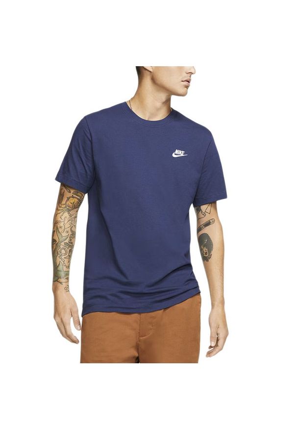 Nike - NIKE SPORTSWEAR CLUB > AR4997-410. Materiał: bawełna