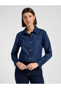 Lee - DAMSKA KOSZULA JEANSOWA LEE CLASSIC SHIRT NOT MY TYPE 112370960. Materiał: jeans #1