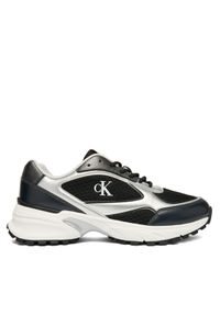 Calvin Klein Sneakersy Hike Runner Laceup Mesh Mix Met YM0YM01402 Czarny. Kolor: czarny. Materiał: skóra #1