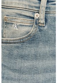 Calvin Klein Jeans - Jeansy CKJ 010. Stan: podwyższony. Kolor: niebieski. Materiał: bawełna, poliester, denim, elastan #3