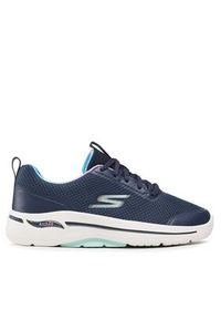 skechers - Skechers Sneakersy Go Walk Arch Fit 124868/NVTQ Granatowy. Kolor: niebieski. Materiał: materiał #5