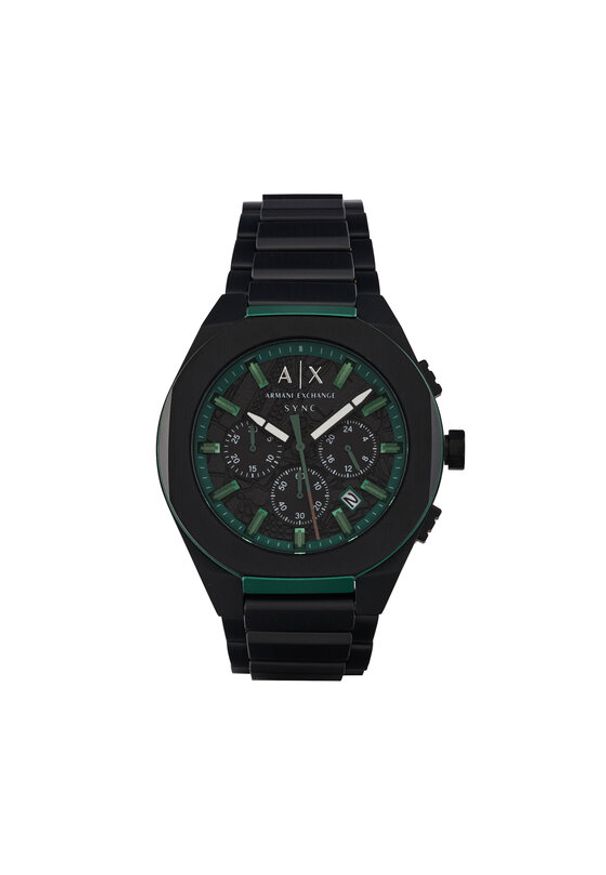 Armani Exchange Zegarek Sync AX4294 Czarny. Kolor: czarny