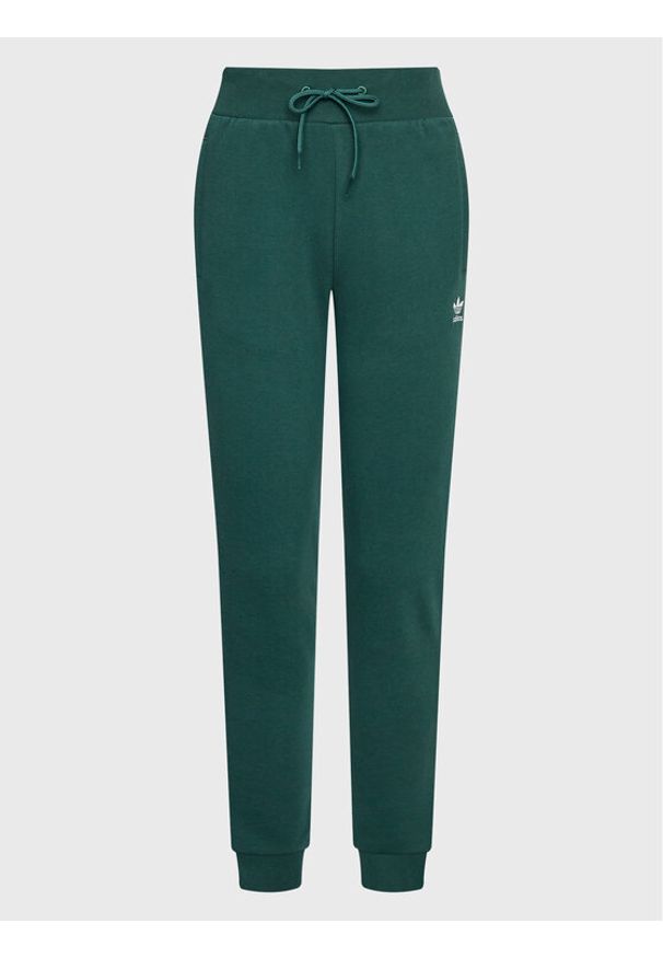 Adidas - adidas Spodnie dresowe adicolor Essentials HS6781 Zielony Slim Fit. Kolor: zielony. Materiał: syntetyk