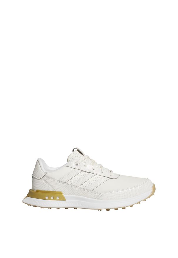 Adidas - Buty S2G 25 Leather Spikeless Golf. Kolor: brązowy, biały, wielokolorowy, żółty. Sport: golf