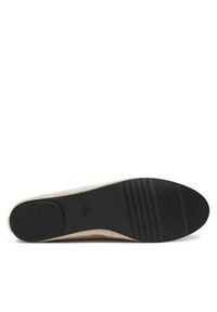 Calvin Klein Baleriny Ballerina Round Hw Sue HW0HW02565 Beżowy. Kolor: beżowy. Materiał: skóra #4