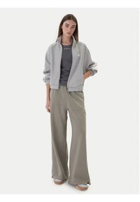 Adidas - adidas Bluza Stadium KA6251 Szary Loose Fit. Kolor: szary. Materiał: bawełna