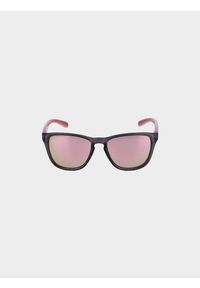 4f - Okulary przeciwsłoneczne z multibarwną powłoką uniseks - pudrowy róż. Kolor: różowy. Wzór: gradientowy #2