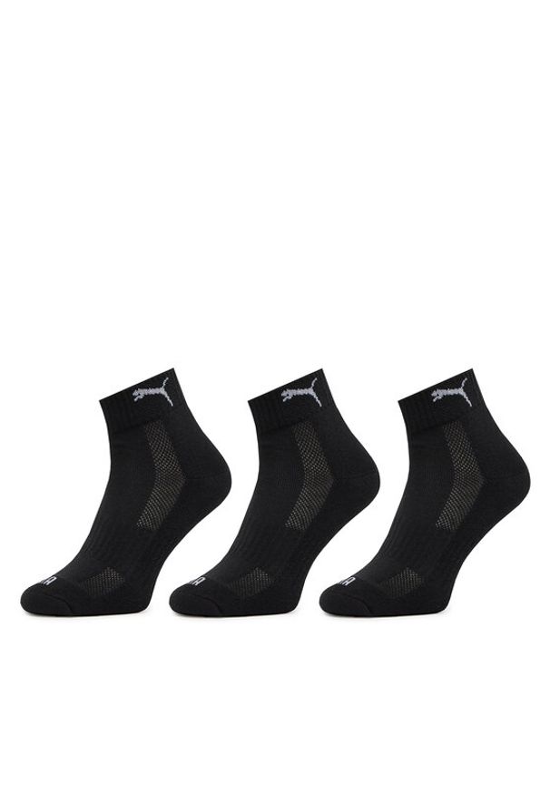 Puma Zestaw 3 par niskich skarpet unisex 938581 01 Czarny. Kolor: czarny. Materiał: materiał, bawełna
