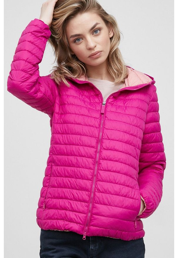 Invicta kurtka damska kolor różowy przejściowa. Kolor: różowy. Materiał: materiał, włókno. Wzór: gładki