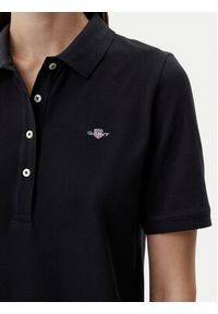 GANT - Gant Sukienka codzienna Shield 4201529 Czarny Regular Fit. Okazja: na co dzień. Kolor: czarny. Materiał: bawełna. Typ sukienki: proste. Styl: casual #3