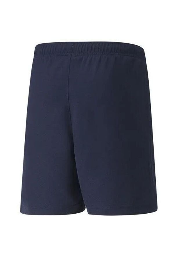 Spodenki piłkarskie dla dzieci Puma teamRISE Short Jr. Kolor: niebieski. Materiał: poliester