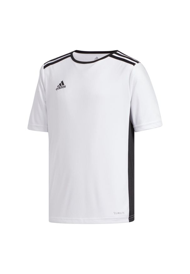 Adidas - Koszulka dla dzieci adidas Entrada 18 Jersey JUNIOR. Kolor: biały, czarny, wielokolorowy. Materiał: jersey