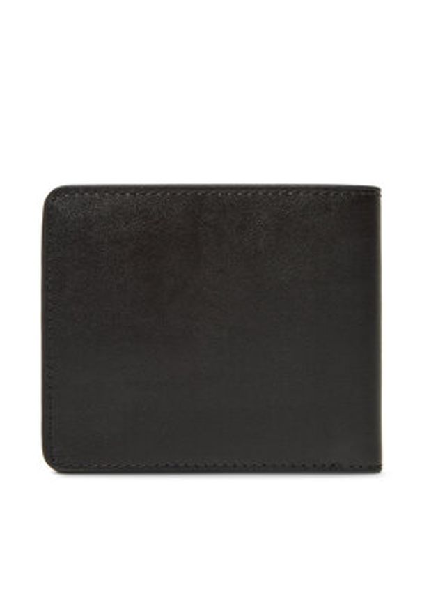 Tommy Jeans Duży Portfel Męski Tjm Heritage Leather Cc Wallet AM0AM13409 Czarny. Kolor: czarny. Materiał: skóra