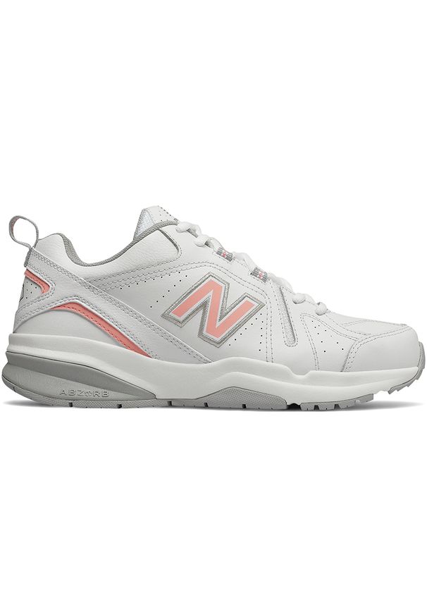 Buty damskie New Balance WX608WP5 – białe. Okazja: na co dzień. Kolor: biały. Materiał: syntetyk, skóra, materiał. Szerokość cholewki: normalna. Sezon: lato