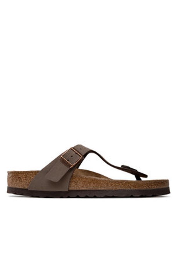 Birkenstock Japonki Gizeh 0043751 Brązowy. Kolor: brązowy. Materiał: syntetyk